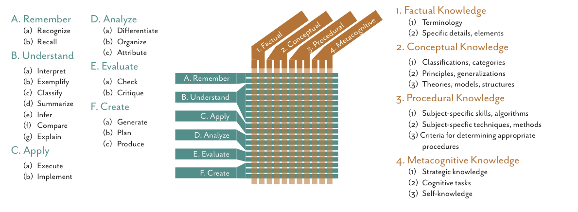 cognitive taxonomy